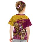 brisbane-broncos-rugby-kid-t-shirt-go-champions-2023-mascot-with-polynesian-indigenous-art