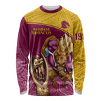 brisbane-broncos-rugby-long-sleeve-shirt-go-champions-2023-mascot-with-polynesian-indigenous-art
