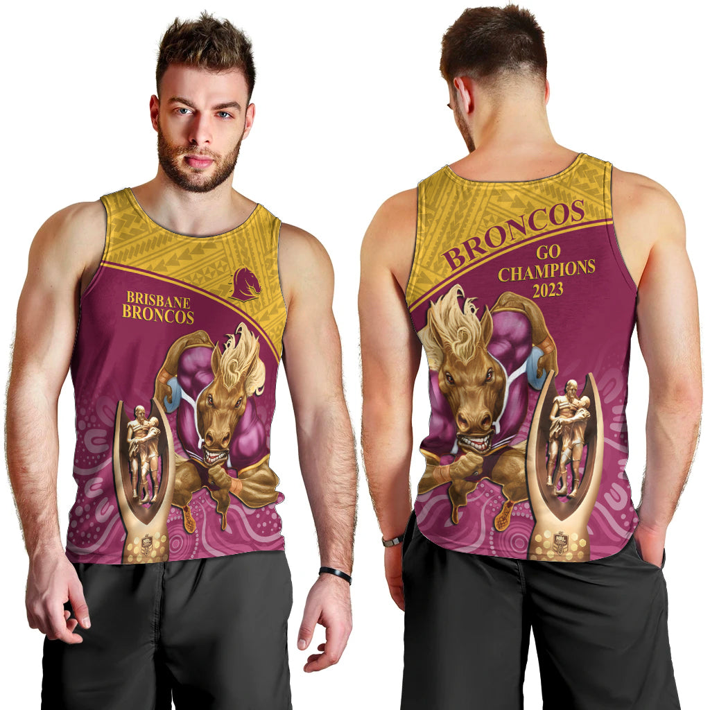 brisbane-broncos-rugby-men-tank-top-go-champions-2023-mascot-with-polynesian-indigenous-art