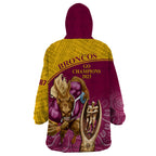 brisbane-broncos-rugby-wearable-blanket-hoodie-go-champions-2023-mascot-with-polynesian-indigenous-art