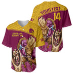 custom-brisbane-broncos-rugby-baseball-jersey-go-champions-2023-mascot-with-polynesian-indigenous-art