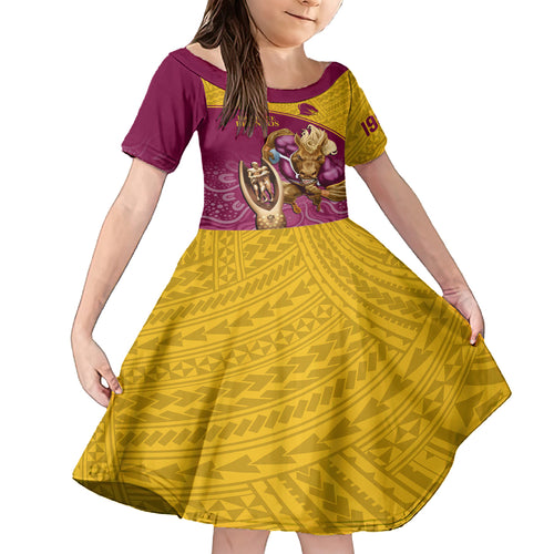 custom-brisbane-broncos-rugby-family-matching-tank-maxi-dress-and-hawaiian-shirt-go-champions-2023-mascot-with-polynesian-indigenous-art