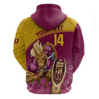 custom-brisbane-broncos-rugby-hoodie-go-champions-2023-mascot-with-polynesian-indigenous-art