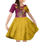 custom-brisbane-broncos-rugby-kid-short-sleeve-dress-go-champions-2023-mascot-with-polynesian-indigenous-art