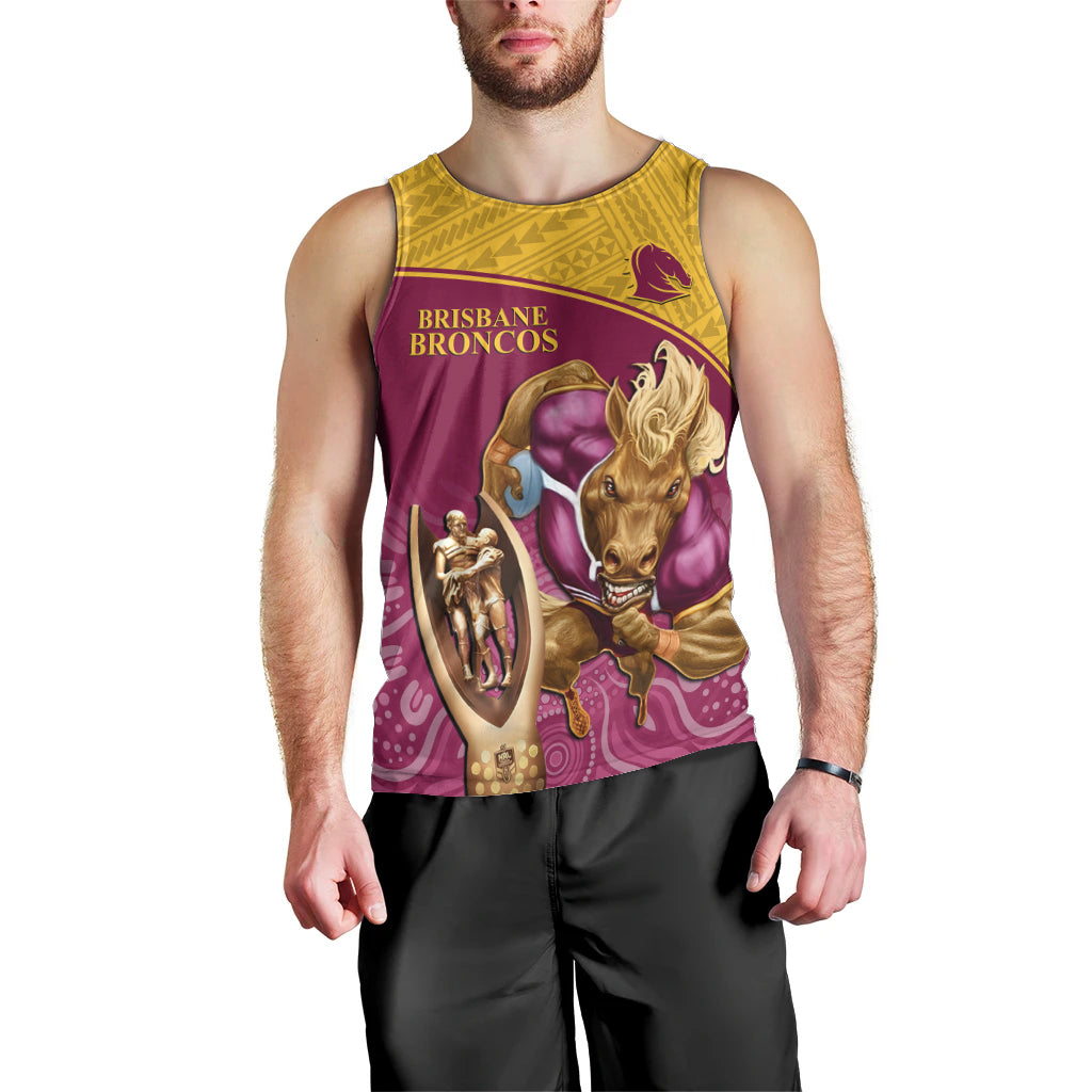 custom-brisbane-broncos-rugby-men-tank-top-go-champions-2023-mascot-with-polynesian-indigenous-art