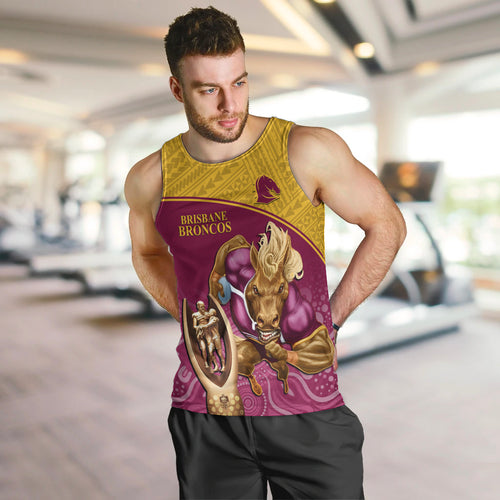 custom-brisbane-broncos-rugby-men-tank-top-go-champions-2023-mascot-with-polynesian-indigenous-art