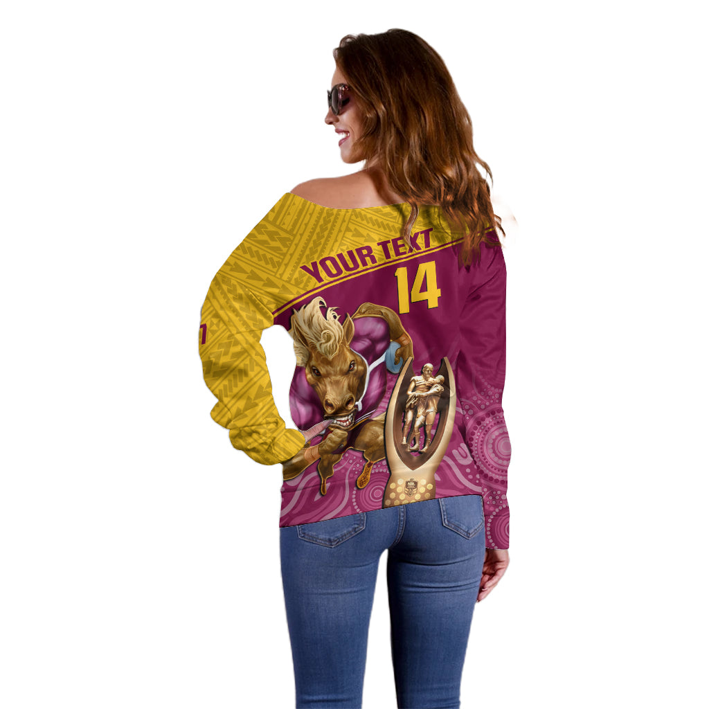 custom-brisbane-broncos-rugby-off-shoulder-sweater-go-champions-2023-mascot-with-polynesian-indigenous-art