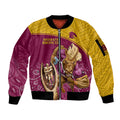 custom-brisbane-broncos-rugby-sleeve-zip-bomber-jacket-go-champions-2023-mascot-with-polynesian-indigenous-art