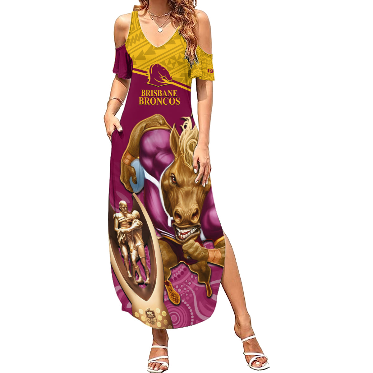custom-brisbane-broncos-rugby-summer-maxi-dress-go-champions-2023-mascot-with-polynesian-indigenous-art