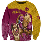 custom-brisbane-broncos-rugby-sweatshirt-go-champions-2023-mascot-with-polynesian-indigenous-art