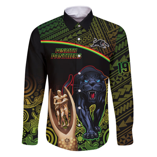 panthers-rugby-family-matching-puletasi-dress-and-hawaiian-shirt-go-premiers-back-to-back-polynesian-indigenous-art