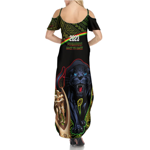 panthers-rugby-family-matching-summer-maxi-dress-and-hawaiian-shirt-go-premiers-back-to-back-polynesian-indigenous-art