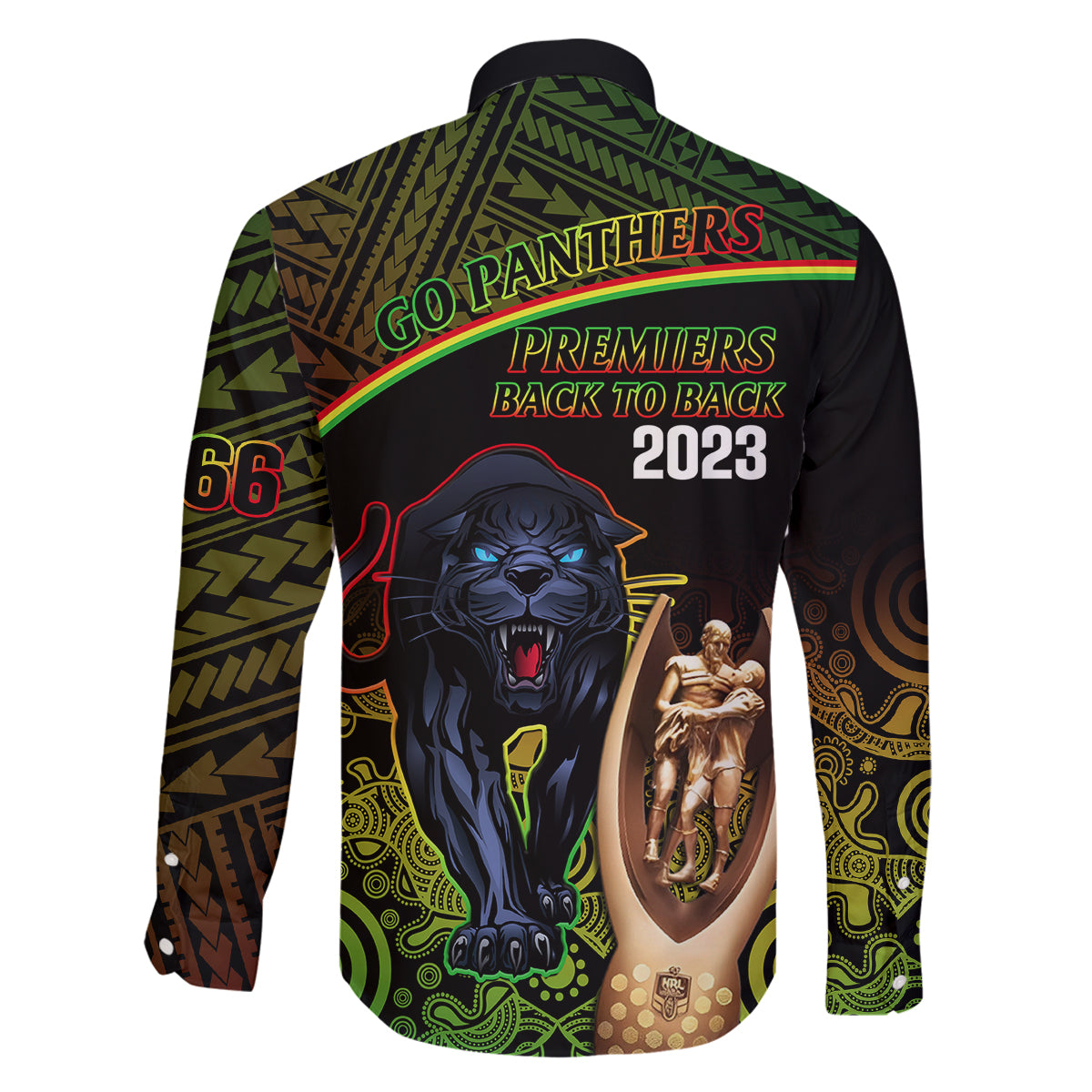 panthers-rugby-family-matching-tank-maxi-dress-and-hawaiian-shirt-go-premiers-back-to-back-polynesian-indigenous-art
