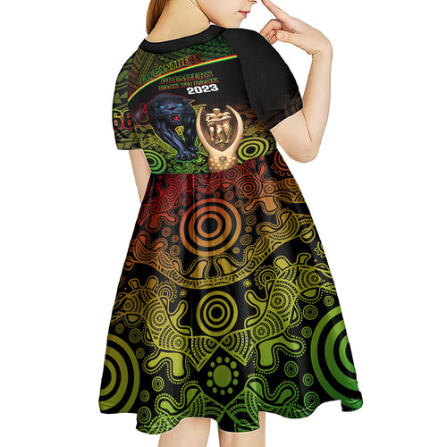 panthers-rugby-kid-short-sleeve-dress-go-premiers-back-to-back-polynesian-indigenous-art