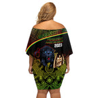 panthers-rugby-off-shoulder-short-dress-go-premiers-back-to-back-polynesian-indigenous-art