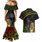 custom-panthers-rugby-couples-matching-mermaid-dress-and-hawaiian-shirt-go-premiers-back-to-back-polynesian-indigenous-art
