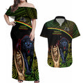 custom-panthers-rugby-couples-matching-off-shoulder-maxi-dress-and-hawaiian-shirt-go-premiers-back-to-back-polynesian-indigenous-art