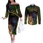 custom-panthers-rugby-couples-matching-off-the-shoulder-long-sleeve-dress-and-long-sleeve-button-shirts-go-premiers-back-to-back-polynesian-indigenous-art