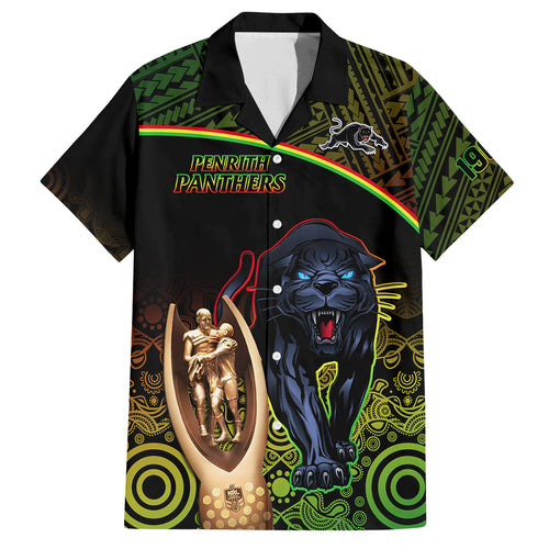 custom-panthers-rugby-family-matching-off-shoulder-maxi-dress-and-hawaiian-shirt-go-premiers-back-to-back-polynesian-indigenous-art