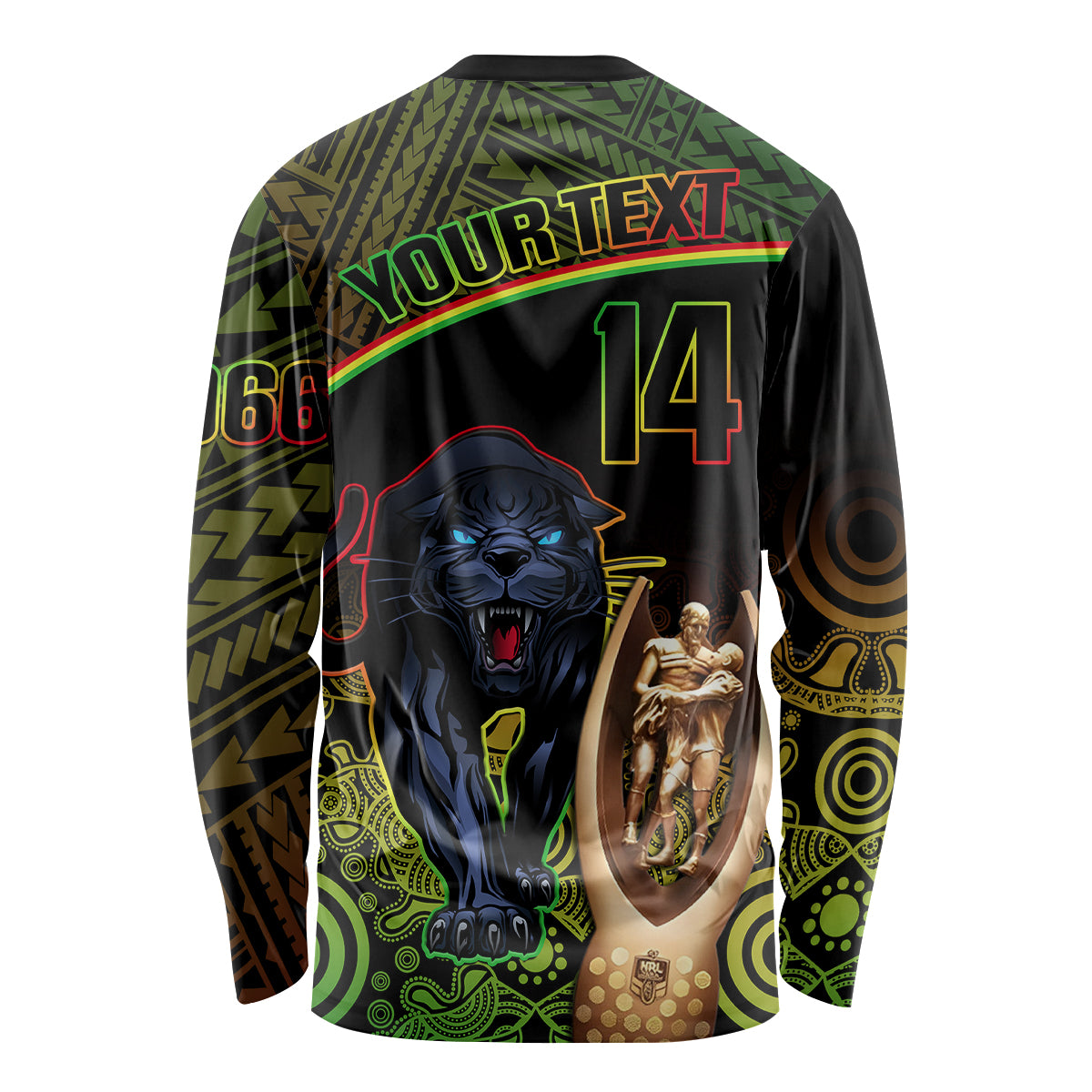 custom-panthers-rugby-long-sleeve-shirt-go-premiers-back-to-back-polynesian-indigenous-art