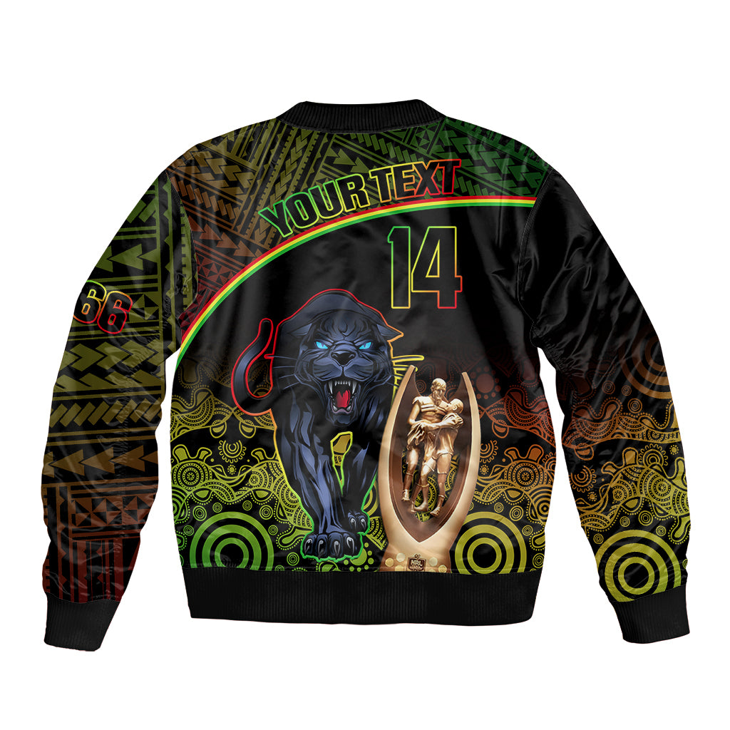 custom-panthers-rugby-sleeve-zip-bomber-jacket-go-premiers-back-to-back-polynesian-indigenous-art