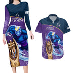 storm-rugby-couples-matching-long-sleeve-bodycon-dress-and-hawaiian-shirt-go-champions-2023-mascot-with-polynesian-indigenous-art