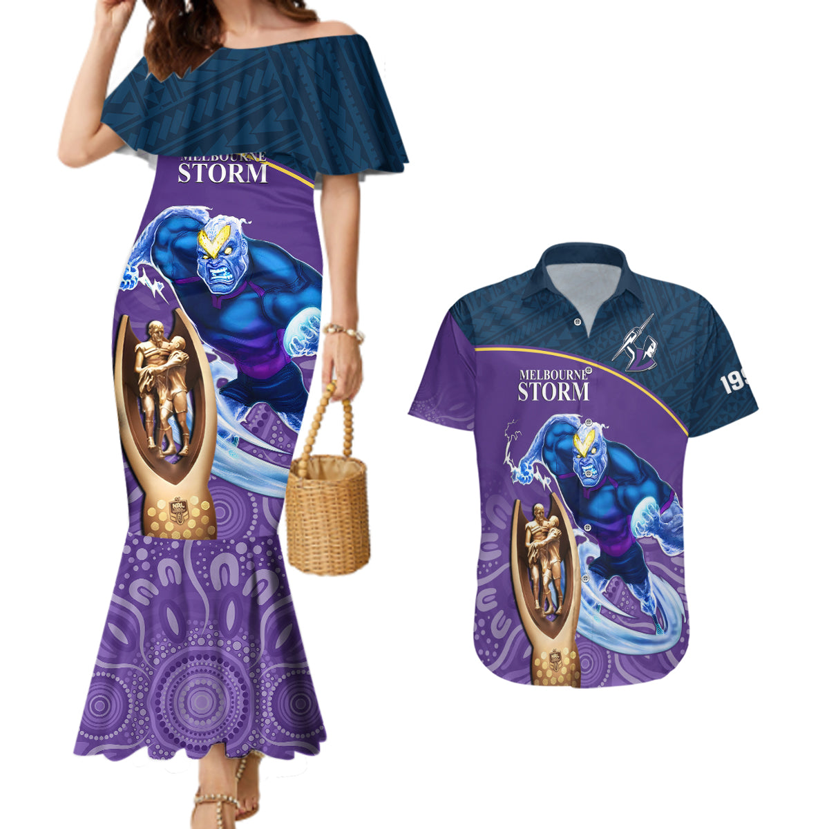 storm-rugby-couples-matching-mermaid-dress-and-hawaiian-shirt-go-champions-2023-mascot-with-polynesian-indigenous-art
