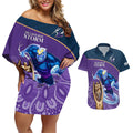 storm-rugby-couples-matching-off-shoulder-short-dress-and-hawaiian-shirt-go-champions-2023-mascot-with-polynesian-indigenous-art