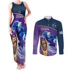 storm-rugby-couples-matching-tank-maxi-dress-and-long-sleeve-button-shirts-go-champions-2023-mascot-with-polynesian-indigenous-art