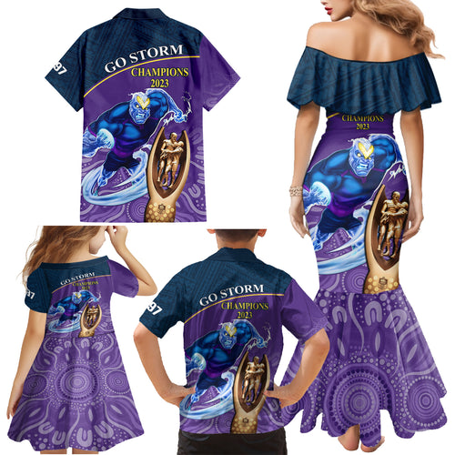 storm-rugby-family-matching-mermaid-dress-and-hawaiian-shirt-go-champions-2023-mascot-with-polynesian-indigenous-art