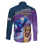storm-rugby-family-matching-off-shoulder-maxi-dress-and-hawaiian-shirt-go-champions-2023-mascot-with-polynesian-indigenous-art
