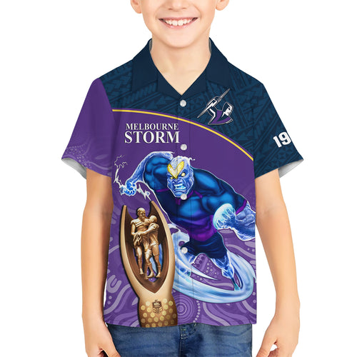 storm-rugby-family-matching-short-sleeve-bodycon-dress-and-hawaiian-shirt-go-champions-2023-mascot-with-polynesian-indigenous-art