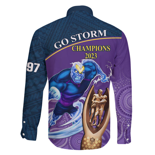 storm-rugby-family-matching-summer-maxi-dress-and-hawaiian-shirt-go-champions-2023-mascot-with-polynesian-indigenous-art