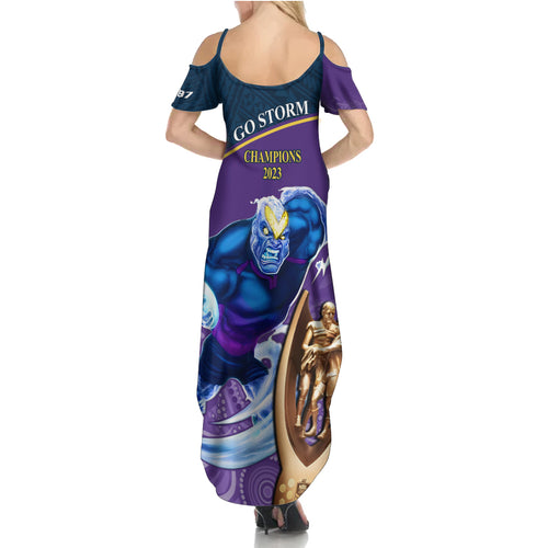 storm-rugby-family-matching-summer-maxi-dress-and-hawaiian-shirt-go-champions-2023-mascot-with-polynesian-indigenous-art