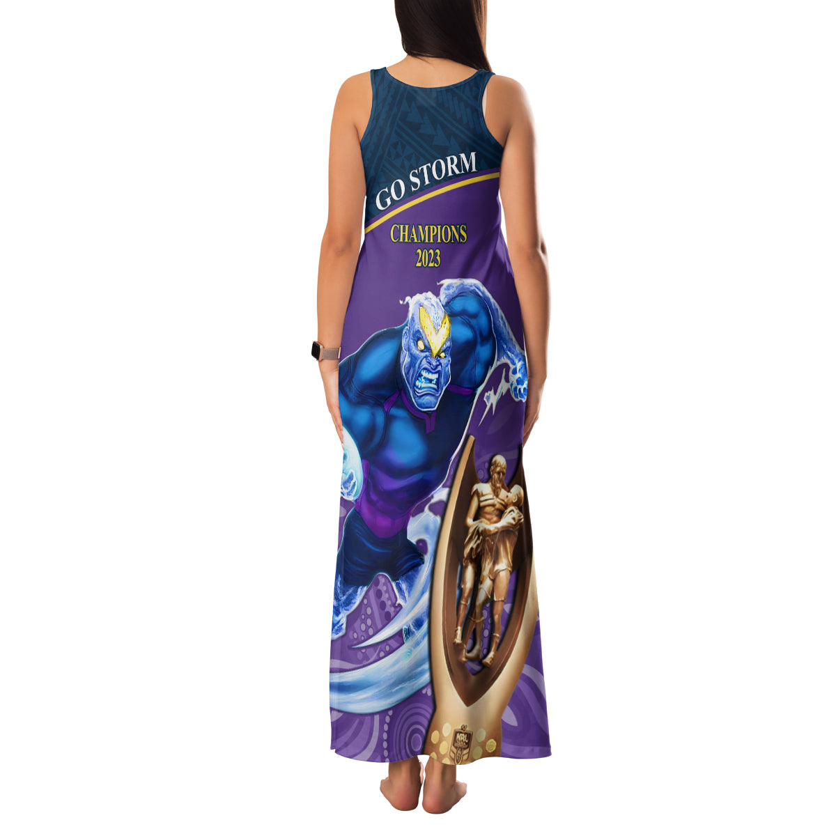 storm-rugby-family-matching-tank-maxi-dress-and-hawaiian-shirt-go-champions-2023-mascot-with-polynesian-indigenous-art