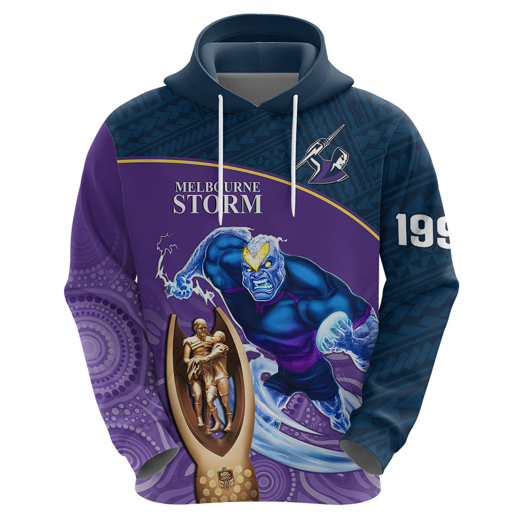 storm-rugby-hoodie-go-champions-2023-mascot-with-polynesian-indigenous-art