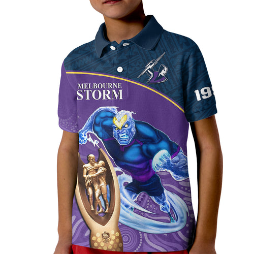 storm-rugby-kid-polo-shirt-go-champions-2023-mascot-with-polynesian-indigenous-art