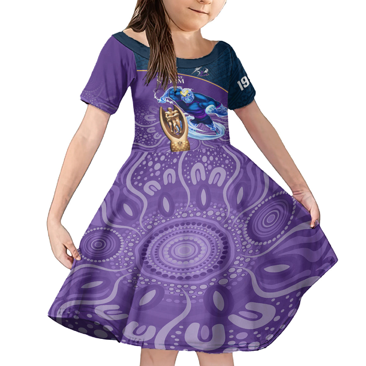 storm-rugby-kid-short-sleeve-dress-go-champions-2023-mascot-with-polynesian-indigenous-art