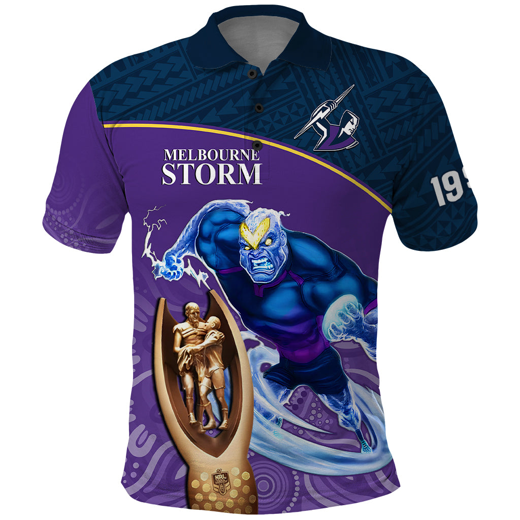 storm-rugby-polo-shirt-go-champions-2023-mascot-with-polynesian-indigenous-art