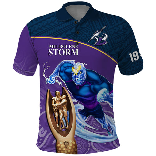 storm-rugby-polo-shirt-go-champions-2023-mascot-with-polynesian-indigenous-art