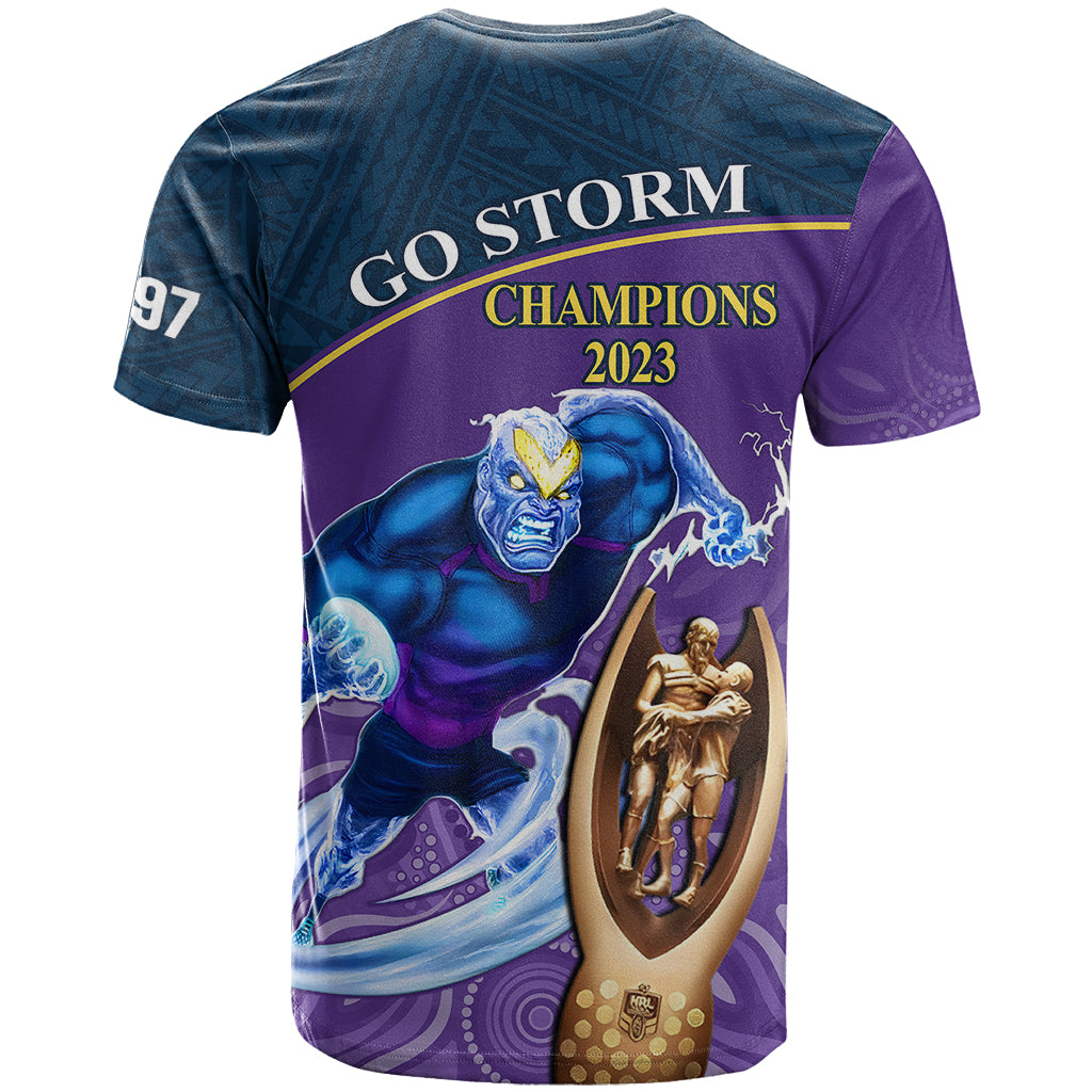 storm-rugby-t-shirt-go-champions-2023-mascot-with-polynesian-indigenous-art