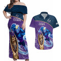 custom-storm-rugby-couples-matching-off-shoulder-maxi-dress-and-hawaiian-shirt-go-champions-2023-mascot-with-polynesian-indigenous-art