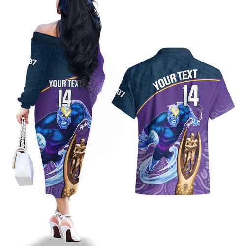 custom-storm-rugby-couples-matching-off-the-shoulder-long-sleeve-dress-and-hawaiian-shirt-go-champions-2023-mascot-with-polynesian-indigenous-art