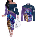 custom-storm-rugby-couples-matching-off-the-shoulder-long-sleeve-dress-and-long-sleeve-button-shirts-go-champions-2023-mascot-with-polynesian-indigenous-art