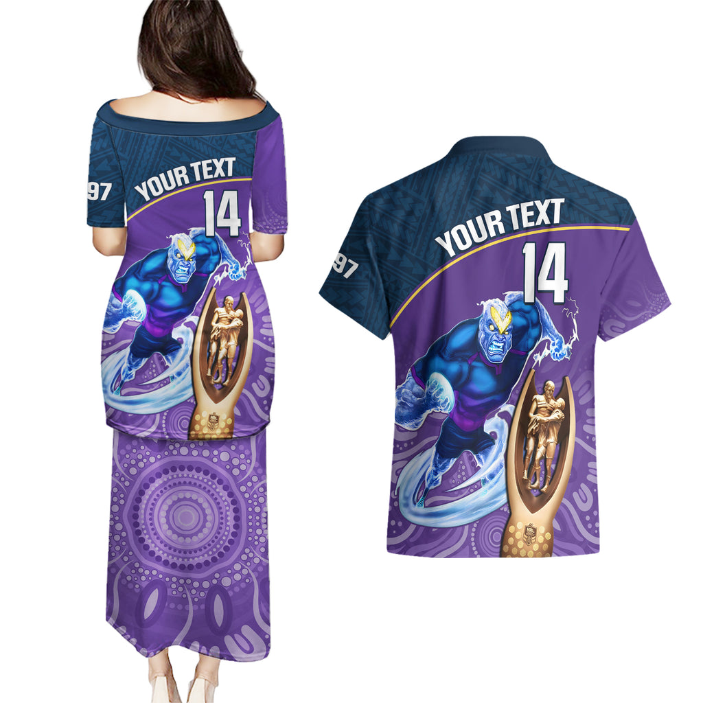 custom-storm-rugby-couples-matching-puletasi-dress-and-hawaiian-shirt-go-champions-2023-mascot-with-polynesian-indigenous-art