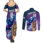 custom-storm-rugby-couples-matching-summer-maxi-dress-and-long-sleeve-button-shirts-go-champions-2023-mascot-with-polynesian-indigenous-art