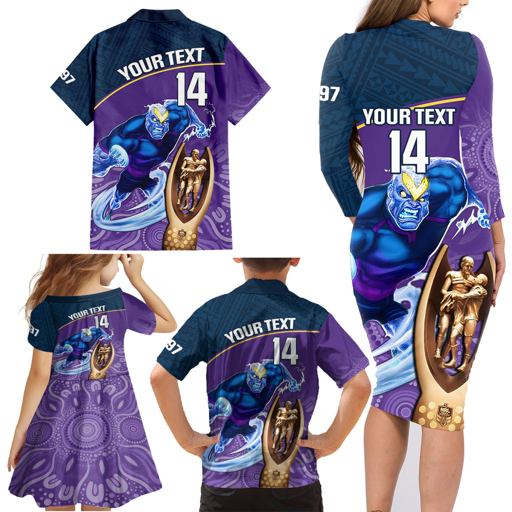 custom-storm-rugby-family-matching-long-sleeve-bodycon-dress-and-hawaiian-shirt-go-champions-2023-mascot-with-polynesian-indigenous-art