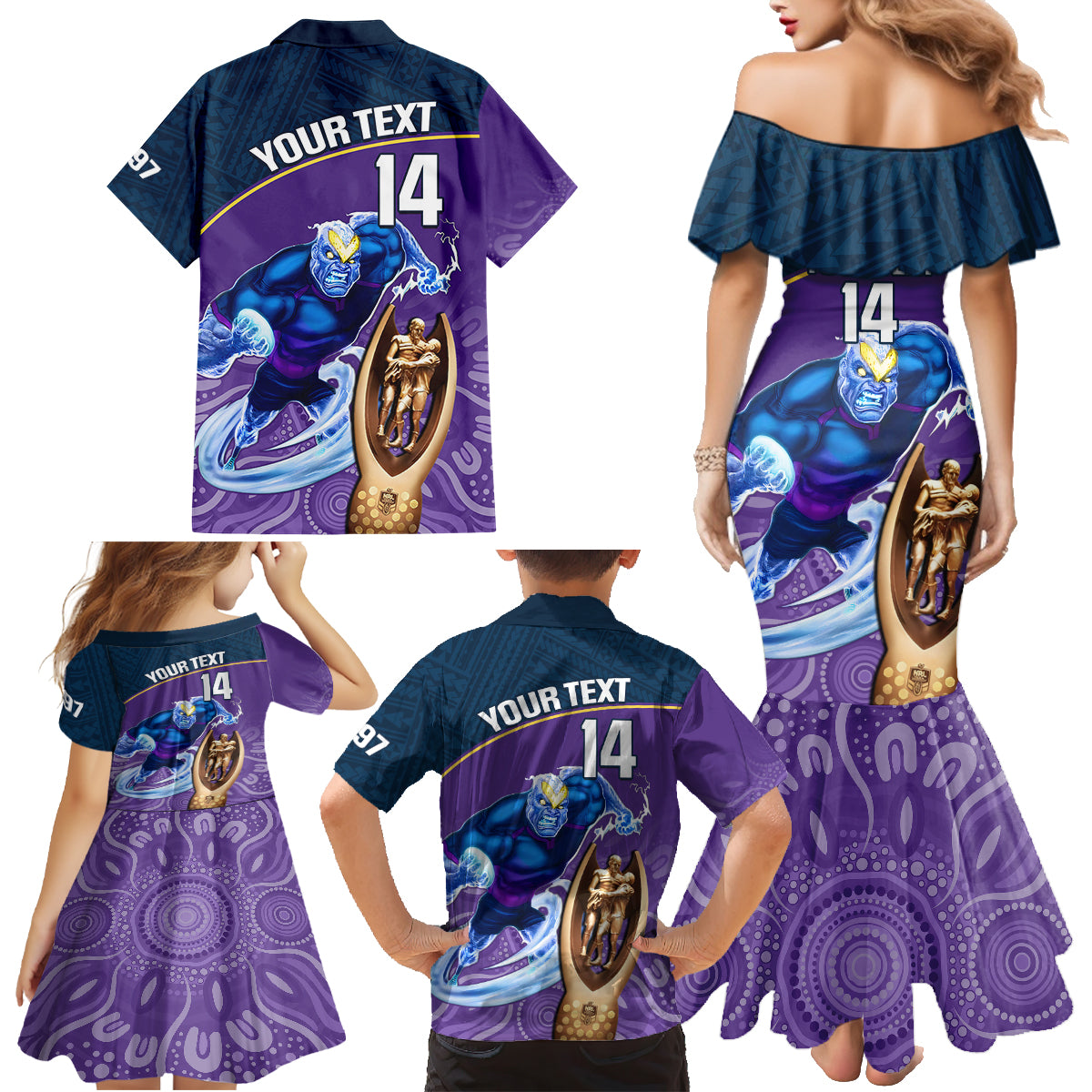 custom-storm-rugby-family-matching-mermaid-dress-and-hawaiian-shirt-go-champions-2023-mascot-with-polynesian-indigenous-art