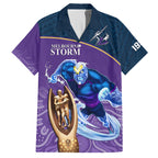 custom-storm-rugby-family-matching-off-shoulder-long-sleeve-dress-and-hawaiian-shirt-go-champions-2023-mascot-with-polynesian-indigenous-art