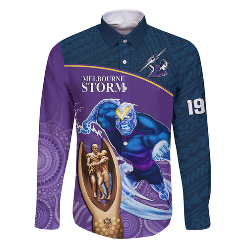 custom-storm-rugby-family-matching-off-shoulder-short-dress-and-hawaiian-shirt-go-champions-2023-mascot-with-polynesian-indigenous-art